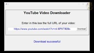 How to Create YouTube Downloader using Tkinter in Python