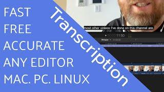 Transcribe your videos for free with AI