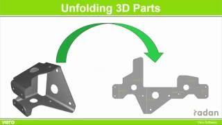 Unfolding a 3D-object in RADAN Развертка 3D-обьекта