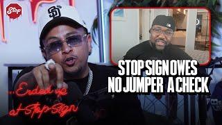 followjojoe responds to Poetik Flakko saying Ended Up at Stop Sign owes No Jumper a check