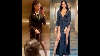 Hot Flight Attendants in And out of Their Uniforms