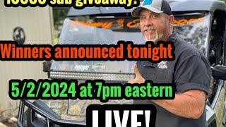 Piney Life is live! Contest winners will be announced tonight at 7 pm eastern time.