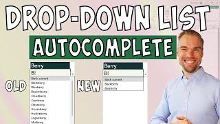 Excel - Drop-down list Autocomplete (Finally here!)