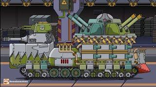 ОН МОНСТР - клип Мультики про танки (HomeAnimations КВ-44М) tank kb44m vs Monsters