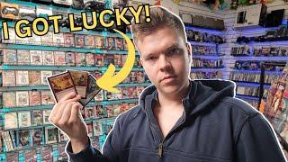 HUNTING FOR MAGIC CARDS AT A GAME STORE - $10 Deck Building Challenge