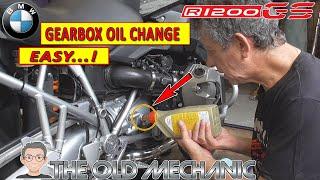 ‍ BMW R1200GS GEARBOX Oil Change | Step-by-Step Guide by The Old Mechanic ‍