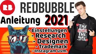 KOMPLETTES Redbubble Tutorial 2021 - Mit Redbubble Geld verdienen & Design erstellen (deutsch)