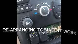 Adding DSTC button on my 2008 Volvo XC90 - using the button instead of the stalk menu.