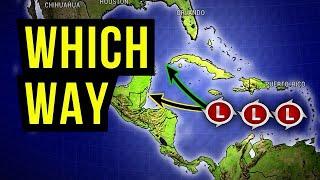 Tropical Disturbance Enters the Caribbean...