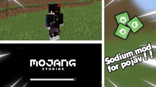 Sodium mod for Java Android||Pojav and Java||FPS BOOSTER For 1.18.2