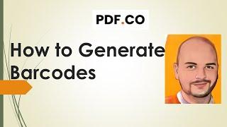 PDF.co Web API - Barcode Generation API - Extensive Guide to Generate Bar Codes