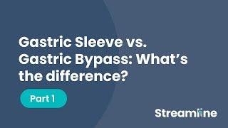 Gastric bypass surgery vs Gastric sleeve surgery  what is the difference? Part 2🩺