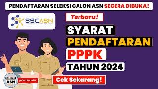 Syarat Pendaftaran PPPK Tahun 2024 - Bisa Daftar PPPK dan CPNS Bersamaan?