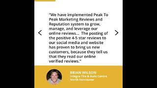 Peak To Peak Marketing Client Reviews From A Few Of Our Clients.