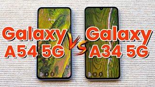 Samsung Galaxy A54 5G vs Galaxy A34 5G Antutu Test