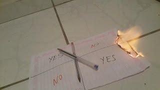 Charlie Charlie challenge - fiz e o diabo veio, vejam!!!