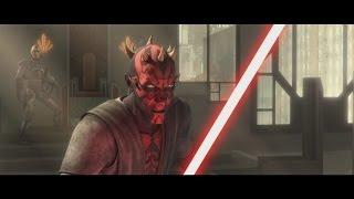 Star Wars: The Clone Wars - Pre Vizsla vs Darth Maul [1080p]