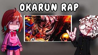 Dandadan react to Okarun RAP (AniRap) | Gacha life react rap