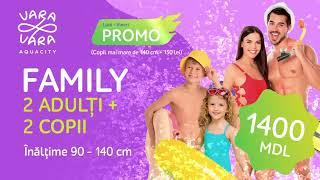 Prinde Oferta Family 2+2! Vino cu familia la Aquacity VaraVara și bucură-te de o vară de neuitat!