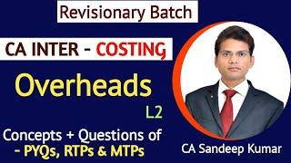 CA Inter Costing I Revisionary Batch I By CA Sandeep Kumar