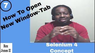  Selenium 4 New Window - Tab Concept: How To Open & Switch With 1 Code Line | (Video 154)