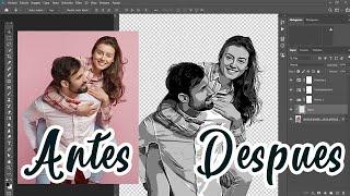 APRENDE cómo VECTORIZAR una FOTOGRAFIA en PHOTOSHOP (Rápido y Fácil)