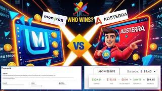 Monetag Vs Adsterra – Honest Comparison & Review! | Best AdSense Alternative (2025)