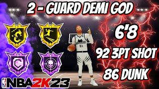 NBA 2K23 - THE ABSOLUTE BEST SG BUILD COMP FOR PRO AM 5V5 - 5 OUT TWO GUARD DEMI GOD - BEST BUILDS