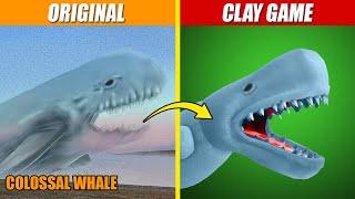 Making Colossal Whale with Clay Game | SPORE