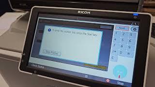 How To Find Meter Readings Ricoh MP C307 and MP C407