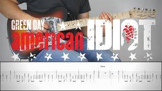 GREEN DAY - AMERICAN IDIOT | Guitar Cover Tutorial (FREE TAB)