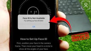 Face ID is Not Available Try Setting Up Face ID Later iPhone / Face ID Not Working / iOS 17 / 2024