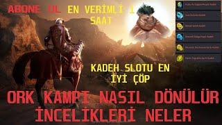 Bdo ORK KAMPI Nasıl Dönülür? Nasıl Para Kazanılır?  İnce Ayrıtılar @BlackDesertOnline