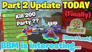 Part 2 Update TODAY! BBM is Interesting...(Quest Leak) [BSS NEWS] | Bee Swarm Simulator