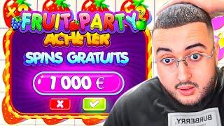 J'ACHÈTE 10 BONUS SUR FRUIT PARTY ! (10.000€)