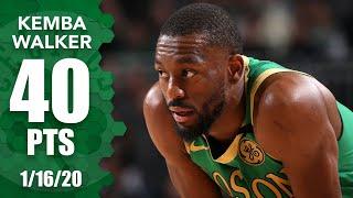 Kemba Walker drops 40 points in Celtics vs. Bucks | 2019-20 NBA Highlights