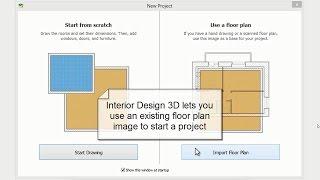 How to Import a Floor Plan in Interior Design 3D