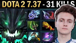 Outworld Destroyer Gameplay Miracle with 31 Kills and Moon - Dota 2 7.37