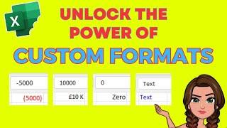 Mastering custom formatting: Introduction to formatting positive, negative or zero numbers and text