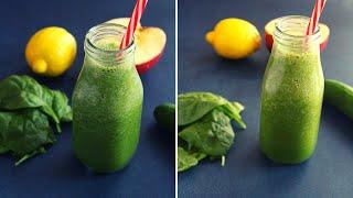 spinach smoothie for weight loss-glowing skin smoothie-beauty detox smoothie