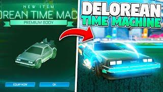 The DeLorean Time Machine DLC Is INSANE On Rocket Legaue!