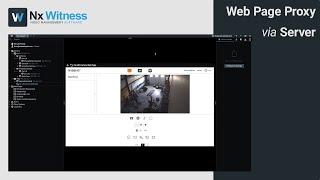 Web Page Proxy via Server -  Nx Witness v5