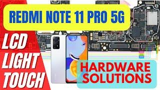 Redmi Note 11 PRO 5G / display | light | touch | diode mode | hardware solutions