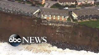 Eroding Cliffs Threaten Residences Along the California Coastline