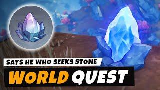 All 9 Archaic Stones Location | Says He Who Seeks Stones World Quest | The Chasm World Quest Genshin