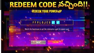 FFPL REDEEM CODE IN TELUGU ||