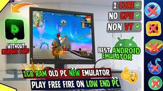 NEW LITE BEST EMULATOR FOR LOW END PC - 1GB RAM NO GRAPHICS CARD | FREE FIRE IN 2GB RAM LiveProoF