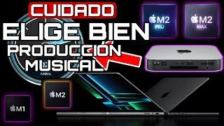 MAC MINI M2 PRO, MACBOOK PRO M2 PRO, MAX para PRODUCCIÓN MUSICAL MEZCLA Y MASTERING