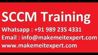SCCM   MECM Training Details   For Full Course Check Description Below