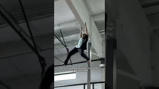 11 Year Old Belly Flops Off The Ceiling! My Student Parker Zebell